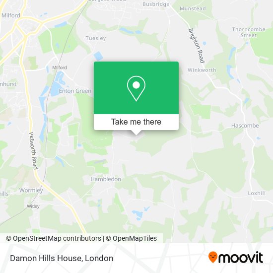 Damon Hills House map