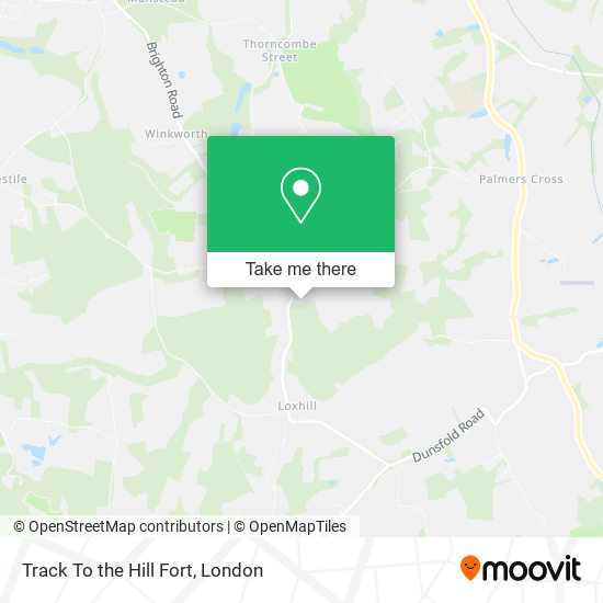 Track To the Hill Fort map