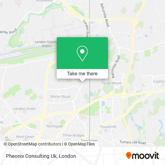 Pheonix Consulting Uk map