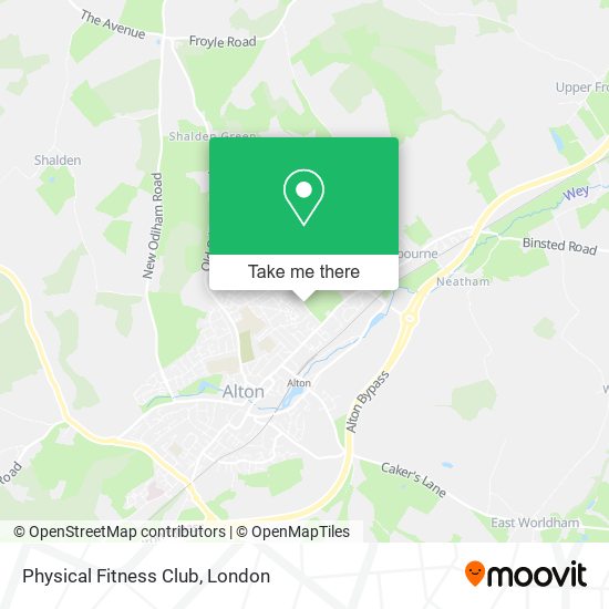 Physical Fitness Club map