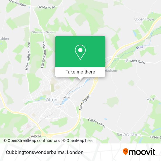 Cubbingtonswonderbalms map