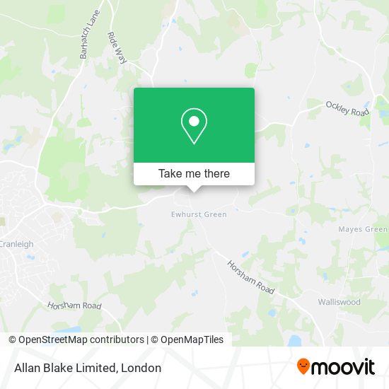 Allan Blake Limited map