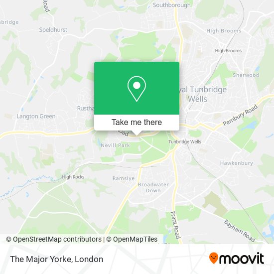 The Major Yorke map