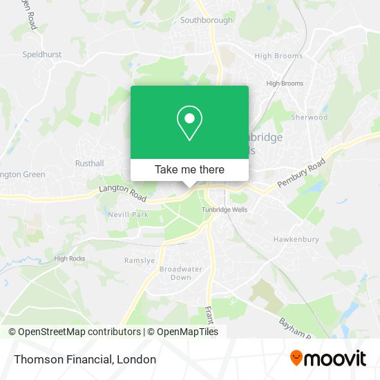 Thomson Financial map