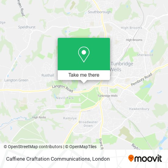 Caffiene Craftation Communications map
