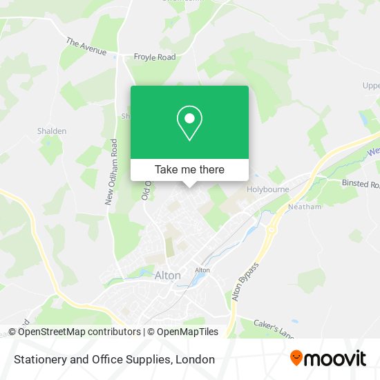 Stationery and Office Supplies map