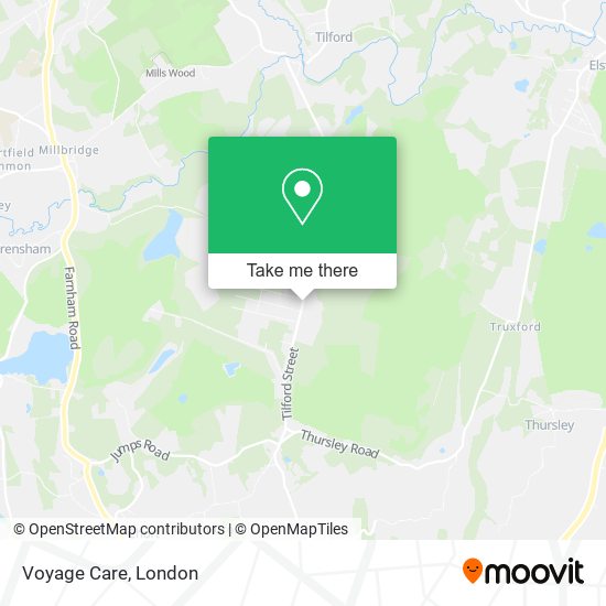 Voyage Care map