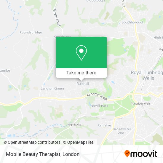 Mobile Beauty Therapist map
