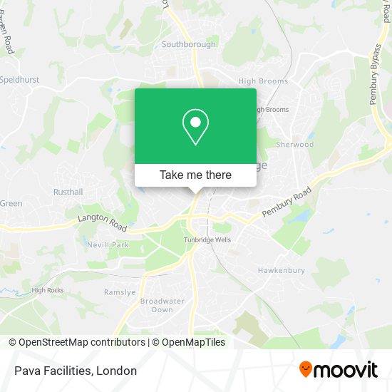 Pava Facilities map