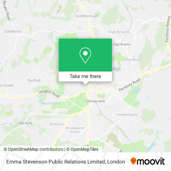 Emma Stevenson Public Relations Limited map