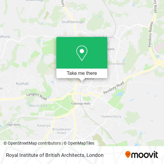 Royal Institute of British Architects map