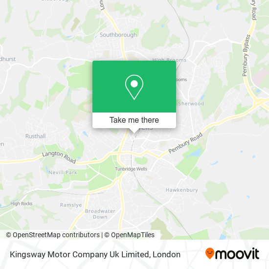 Kingsway Motor Company Uk Limited map