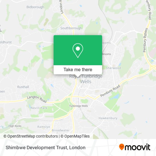 Shimbwe Development Trust map