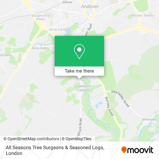 All Seasons Tree Surgeons & Seasoned Logs map