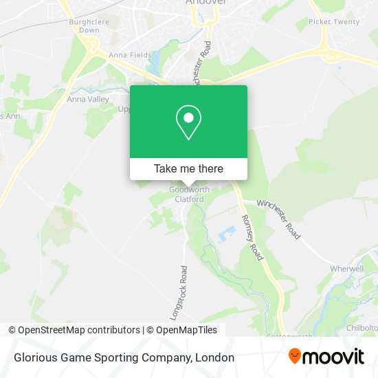Glorious Game Sporting Company map