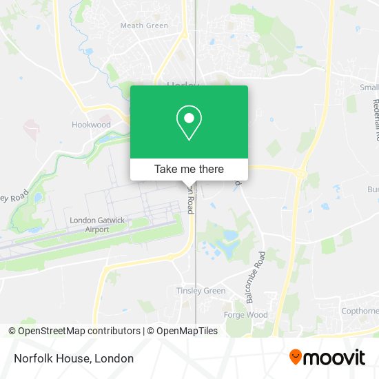 Norfolk House map