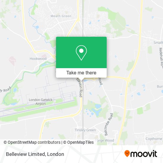 Belleview Limited map