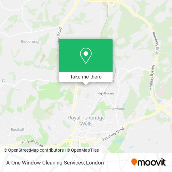 A-One Window Cleaning Services map