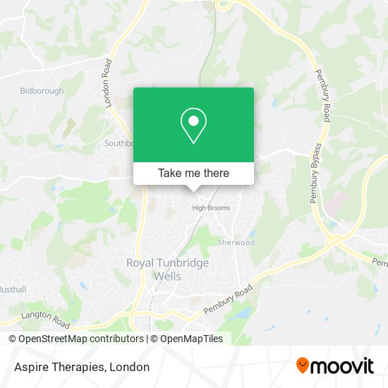 Aspire Therapies map