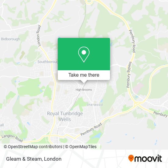 Gleam & Steam map