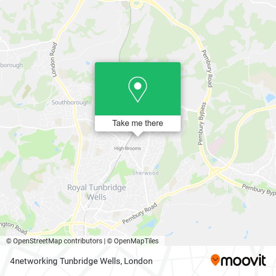 4networking Tunbridge Wells map
