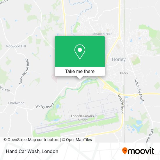 Hand Car Wash map