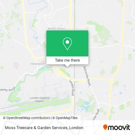 Moss Treecare & Garden Services map