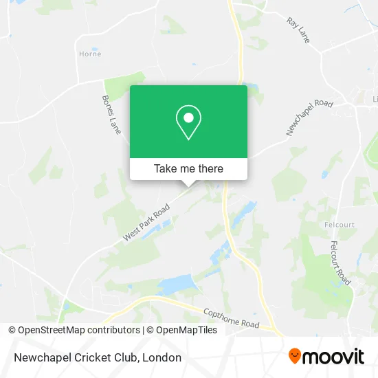 Newchapel Cricket Club map