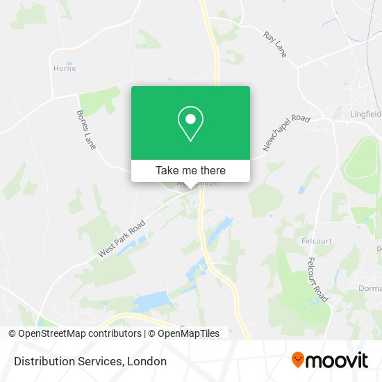 Distribution Services map