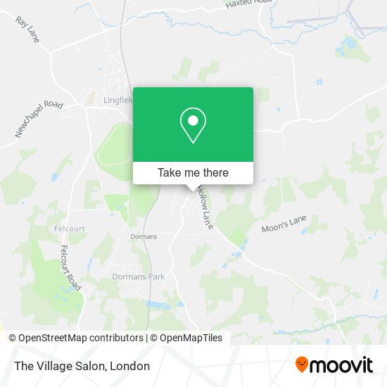 The Village Salon map