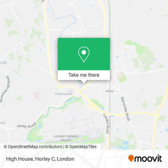 High House, Horley C map