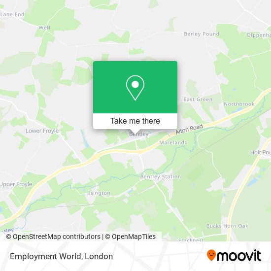 Employment World map