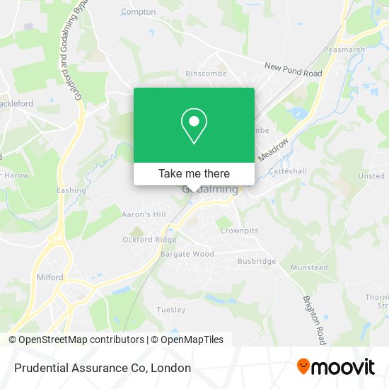 Prudential Assurance Co map