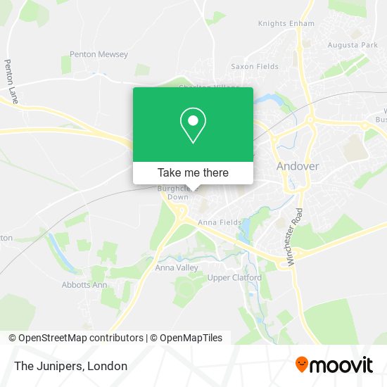 The Junipers map