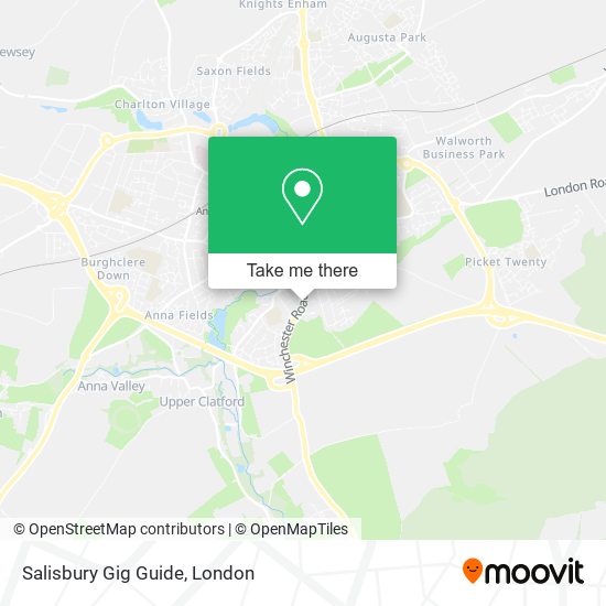 Salisbury Gig Guide map