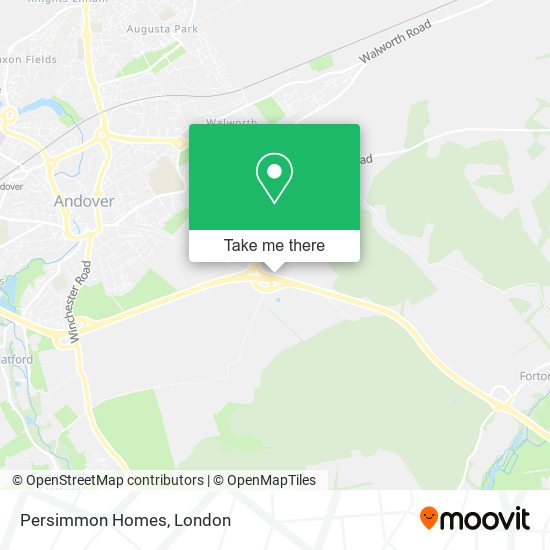 Persimmon Homes map