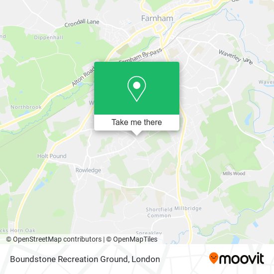 Boundstone Recreation Ground map