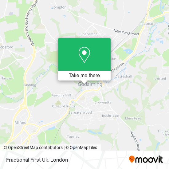 Fractional First Uk map