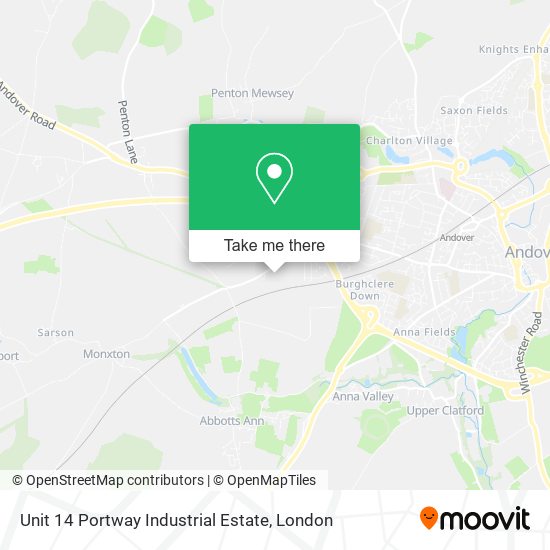 Unit 14 Portway Industrial Estate map