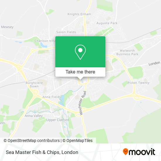 Sea Master Fish & Chips map