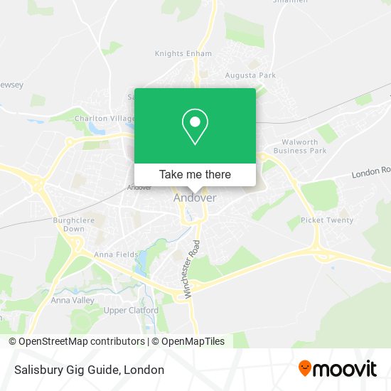 Salisbury Gig Guide map