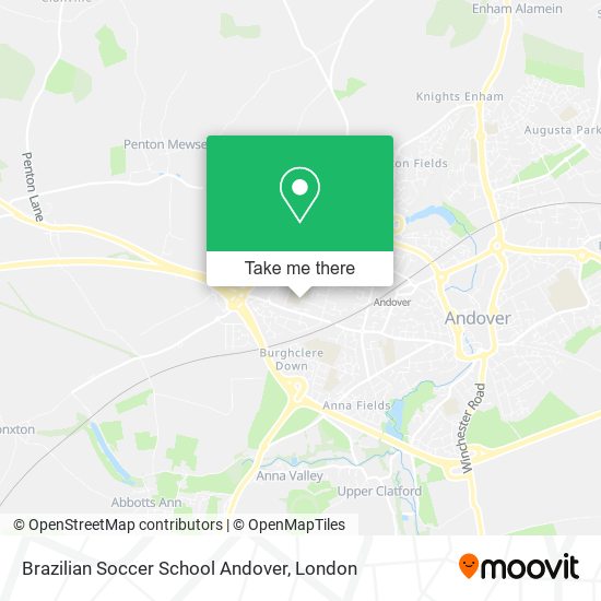 Brazilian Soccer School Andover map