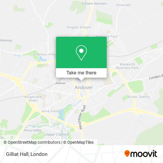 Gilliat Hall map