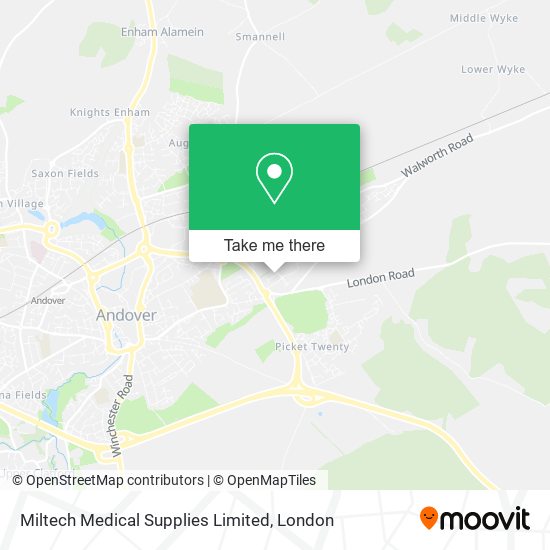 Miltech Medical Supplies Limited map