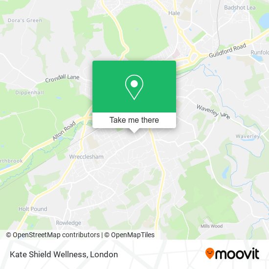 Kate Shield Wellness map