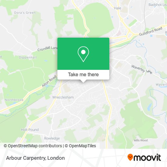 Arbour Carpentry map