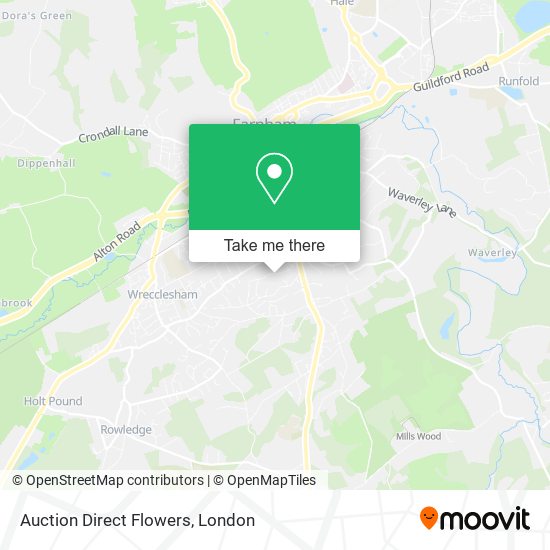 Auction Direct Flowers map