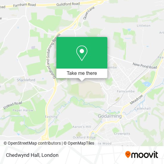 Chedwynd Hall map