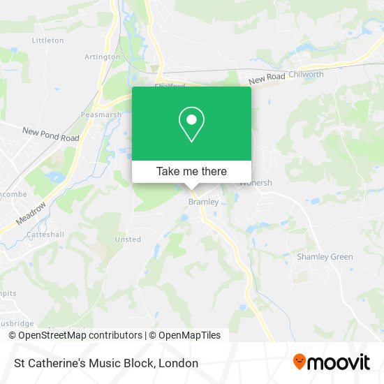 St Catherine's Music Block map