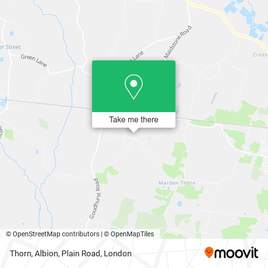 Thorn, Albion, Plain Road map